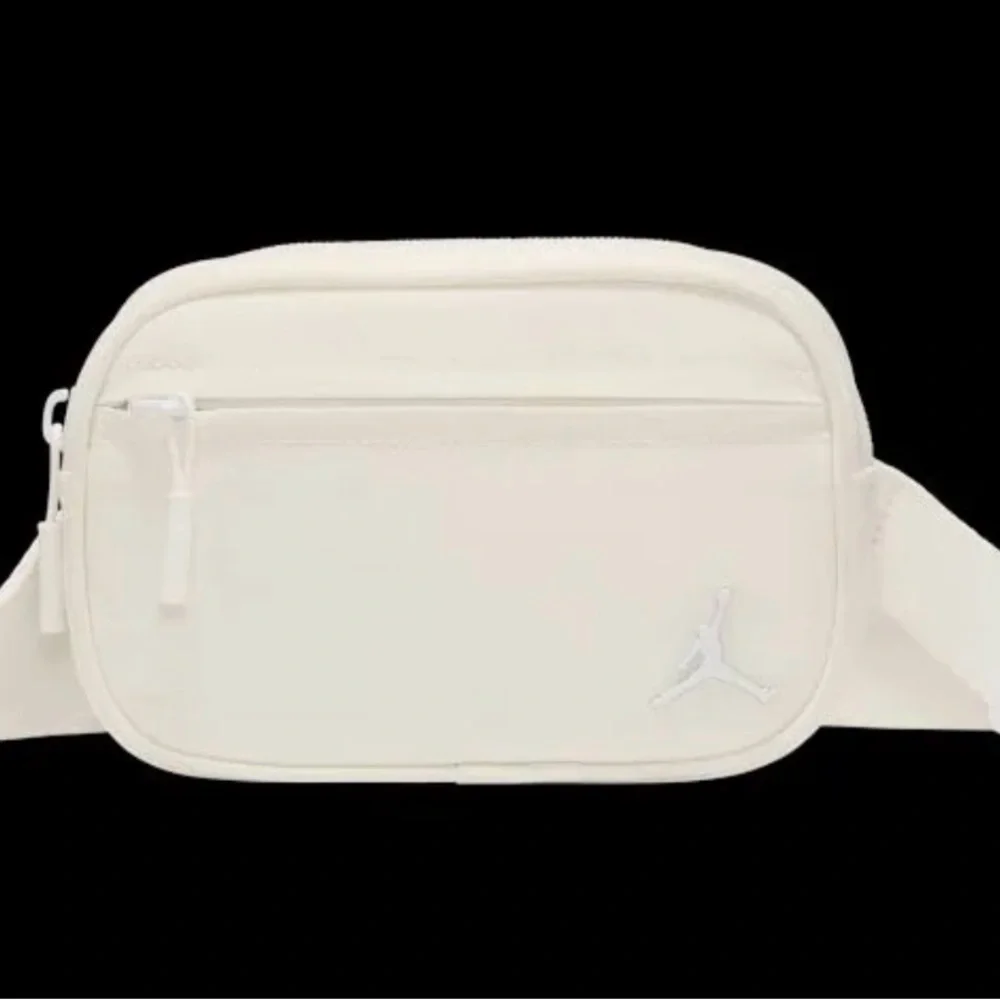 Jordan Alpha Camera Bag, Men's, Adjustable Strap, Zip Closure, White